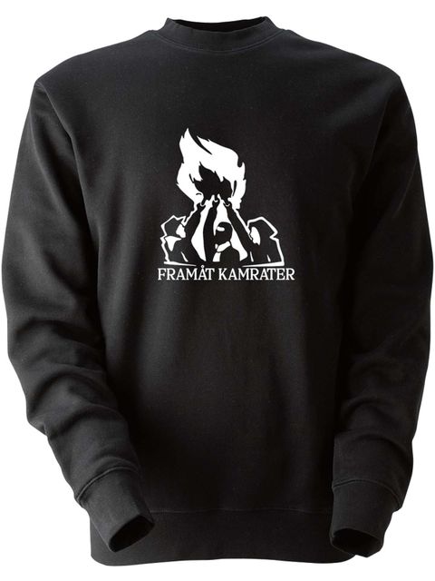 Sweatshirt, Black - Framåt (stor logo)